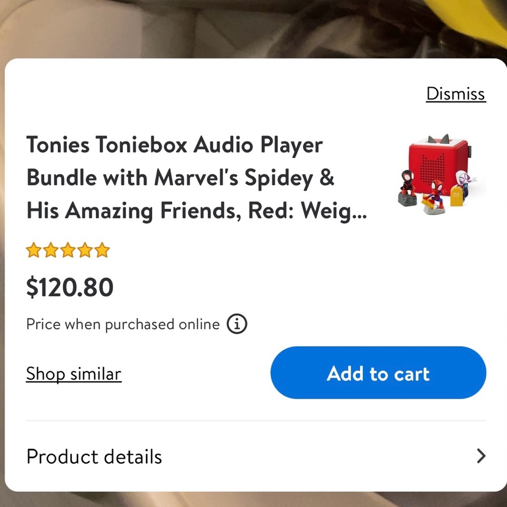 Spidey Tonies NWT